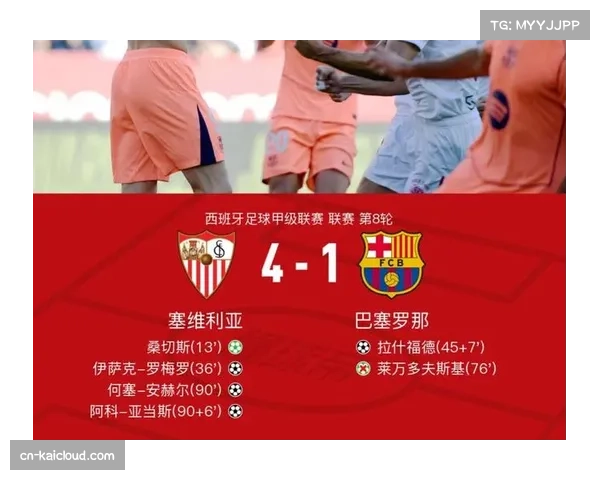 莱万失点拉什福德建功巴萨惨遭塞维利亚四球逆转吞本赛季最惨败